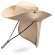 Sombrero ajustable Cairo de microfibra con sistema convertible Piedra detalle 2
