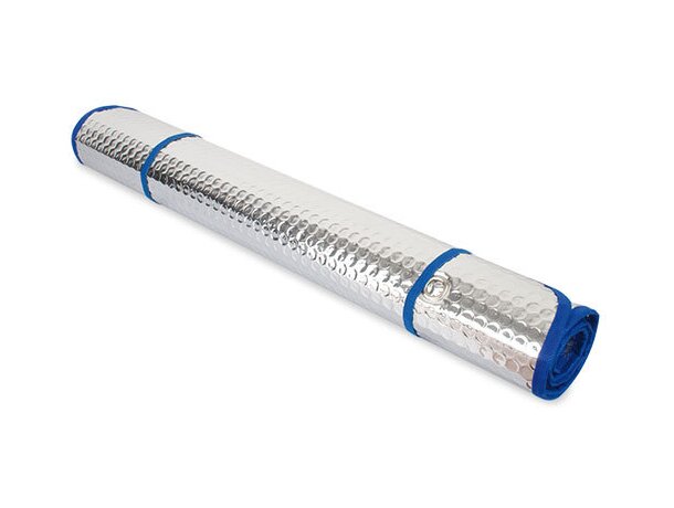 Parasol de aluminio 2 caras 127 x 60 cm azul