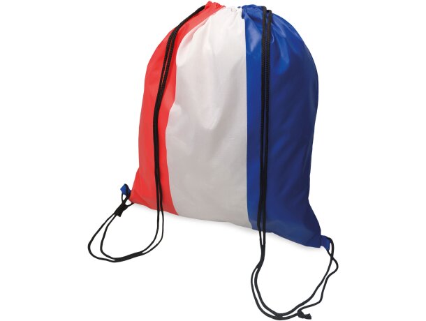 Bolsa mochila con cuerdas con bandera de Francia economica