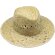 Sombrero de paja color verdoso detalle 1