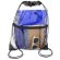 Mochila transparente Tany de PVC con serigrafía Negro detalle 4