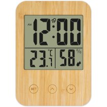 Termohigrómetro Birmania bambú pantalla digital