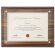 Marco de madera para diploma A4 Excelencia detalle 5