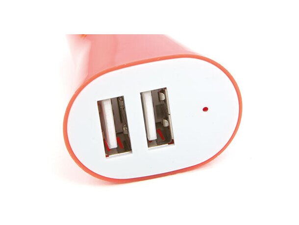 Cargador doble en varios colores rojo