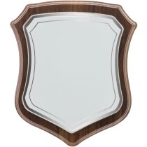 Metopa conmemorativa cristal madera torneada