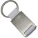 Llavero de metal blanco merchandising