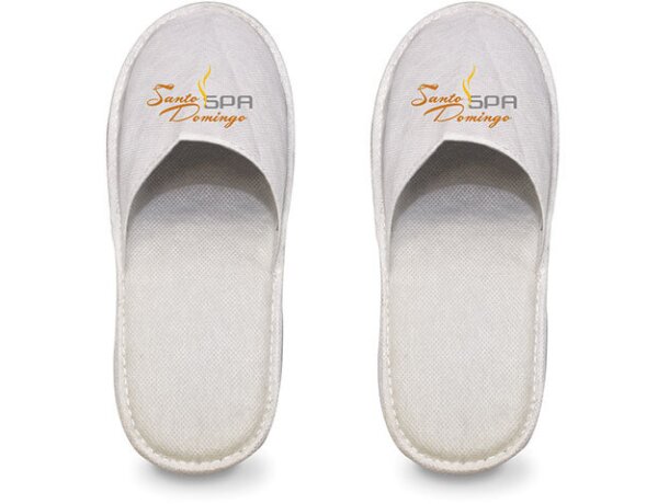 Zapatillas non woven (par) az personalizado blanco