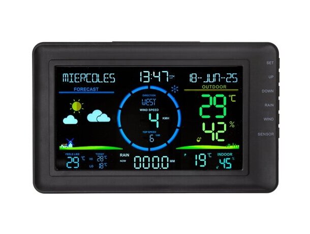 Estación meteorológica wifi Eolo con sensor viento detalle 11