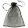 Bolsa publicitaria organza translúcida cordón lazo 24.8 x 18 cm