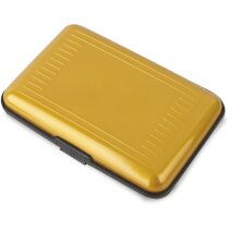 Tarjetero interior de acordeón de aluminio lacado personalizado amarillo Tarjetero interior de acordeón de aluminio lacado personalizado amarillo