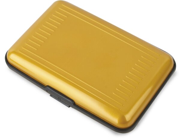 Tarjetero interior de acordeón de aluminio lacado personalizado amarillo Tarjetero interior de acordeón de aluminio lacado personalizado amarillo