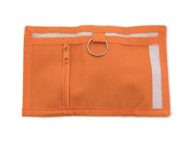 Monedero con llavero especial para moteros naranja