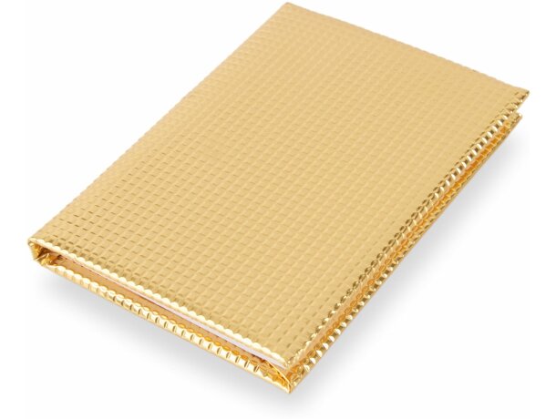 Libreta de 70 hojas con tapas en oro o plata grabado oro Libreta de 70 hojas con tapas en oro o plata grabado oro