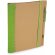 Libreta tamaño A5 con bolígrafo y banda elástica verde barata