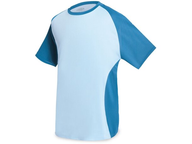 Camiseta combinada sport d&amp;f azul Club Náutico Dynamic azul claro