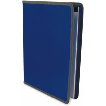 Carpeta de polipropileno con bloc incluido personalizada azul Carpeta de polipropileno con bloc incluido personalizada azul
