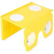 Visor 3D de realidad virtual plegable merchandising amarillo Visor 3D de realidad virtual plegable merchandising amarillo