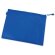 Bolsa grande de pvc con cremallera azul