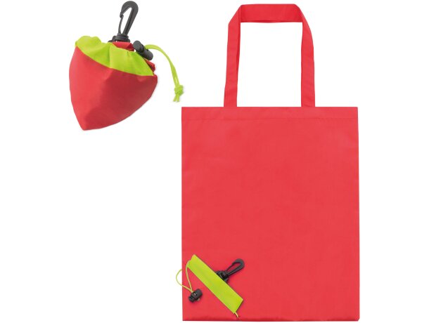 Bolsa Plegable con forma de Fresa personalizada