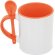 Mug sublimacion redonda con cuchara Neiva naranja