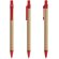 Boligrafo Carton Reciclado Karl Rojo