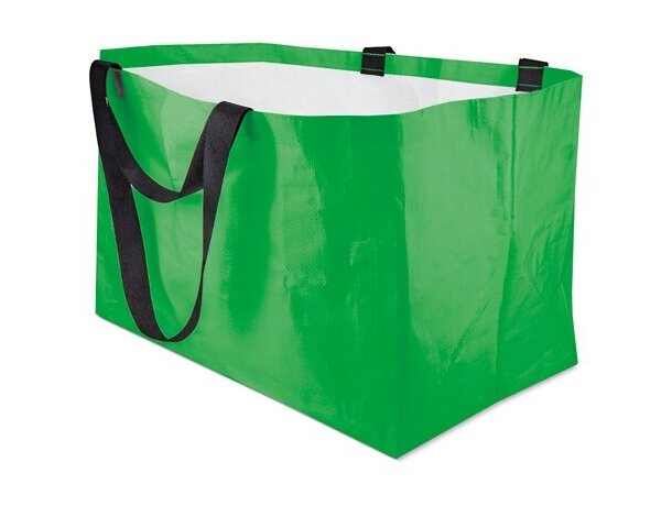 Bolsa polipropileno laminado brillo Merlin gran capacidad Verde detalle 13