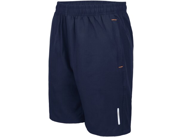 Pantalón corto Walker deportivo de poliéster con spandex Azul marino detalle 1