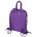 Bolsa mochila RPET Carot con cuerdas ajustables Lila detalle 7
