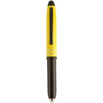 Bolígrafo con led y puntero amarillo Bolígrafo con led y puntero amarillo