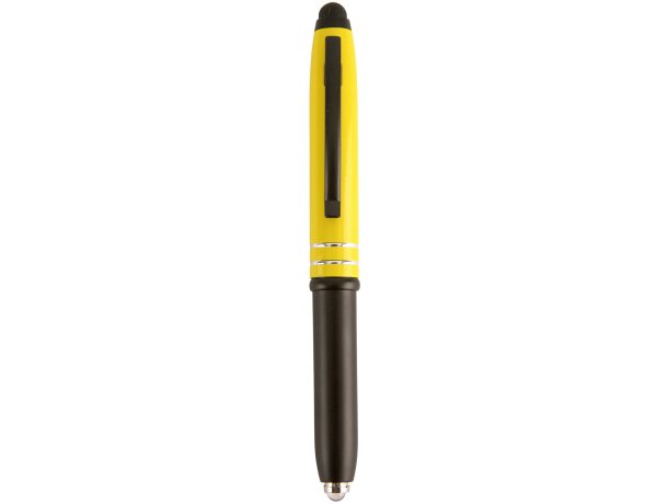 Bolígrafo con led y puntero amarillo