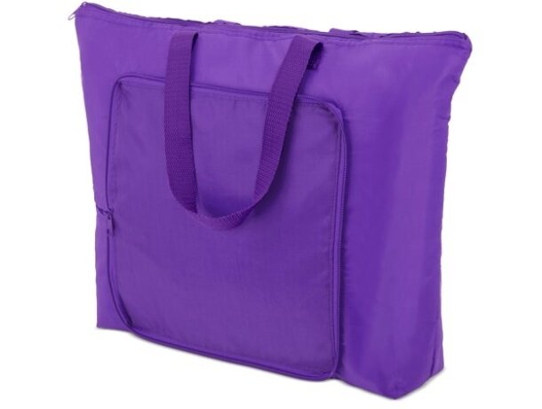 Bolsa nevera plegable Simba con forro de aluminio Lila detalle 16