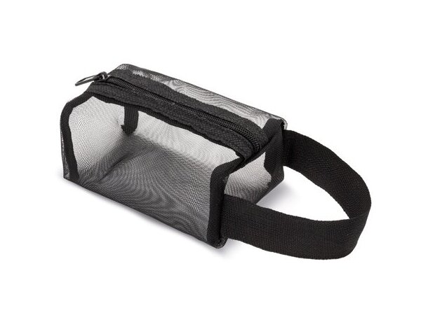 Neceser portatodo Tanis con malla semitransparente de poliéster Negro detalle 3