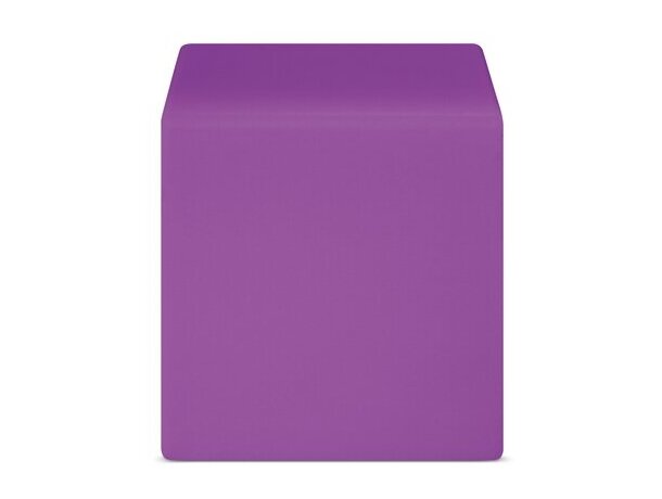 Cubo antiestrés Bloque de espuma PU con grabación digital Lila detalle 5