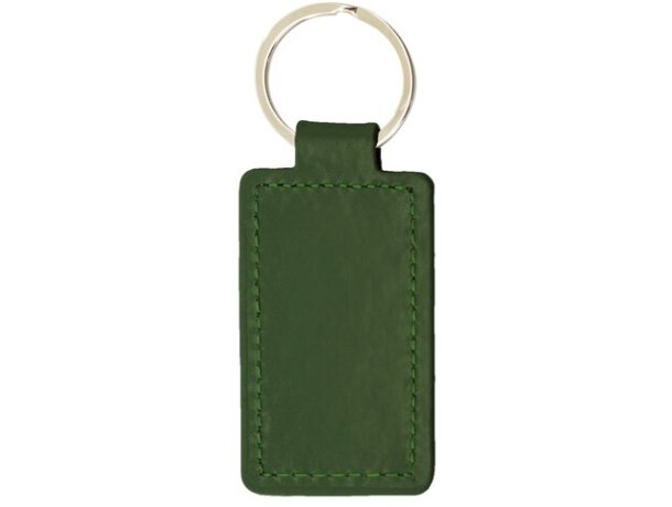 Llavero polipiel Valexa con grabado láser efecto espejo Verde detalle 10