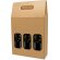 Caja carton ventana 3 botellas Treviso