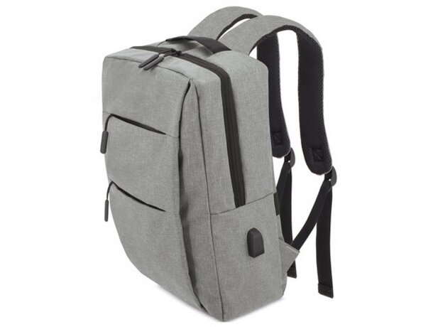 Mochila portaordenador Davis gris