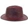 Sombrero de paja de colores marron