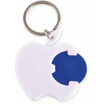 Llavero manzana con moneda carro Llavero manzana con moneda carro