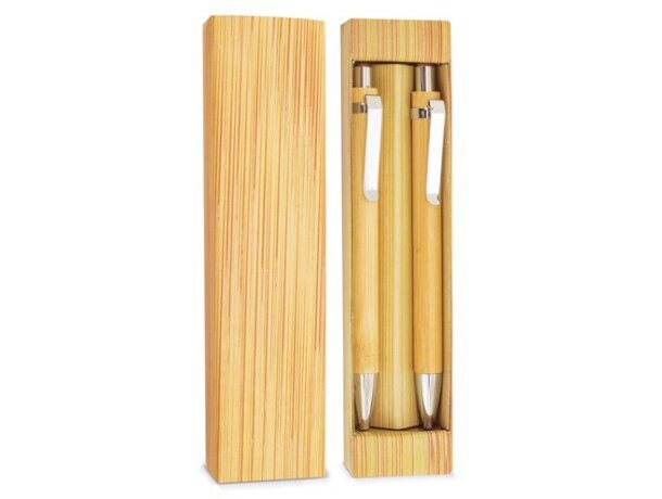 Set bolígrafo y lápiz infinito bambú Elastic Infinite detalle 4