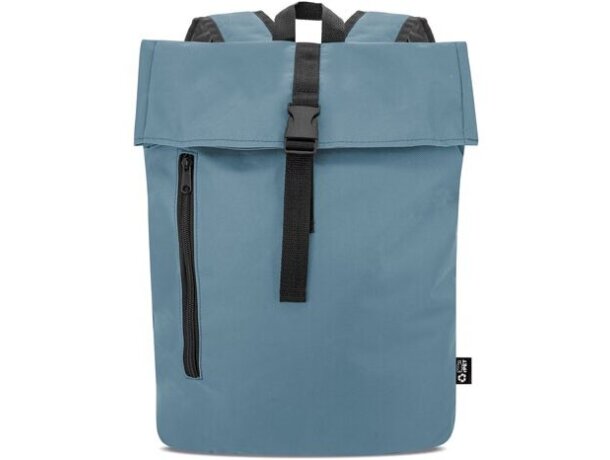 Mochila Benett RPET reciclado de gran capacidad Azul marino detalle 4