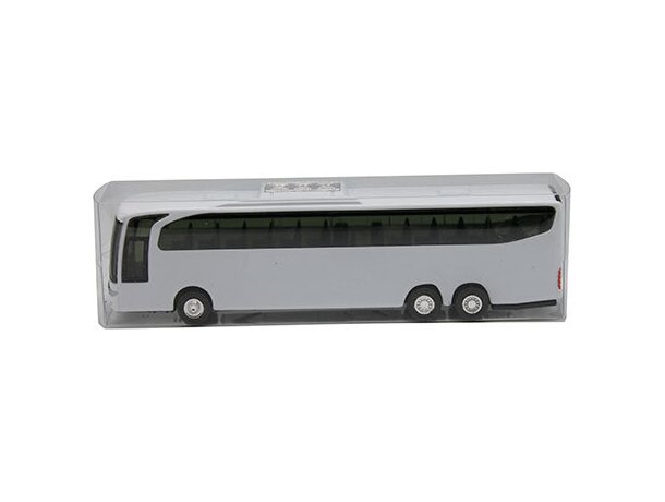 Autobús de juguete blanco
