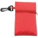 Bolsa plegable con cremallera y funda merchandising rojo