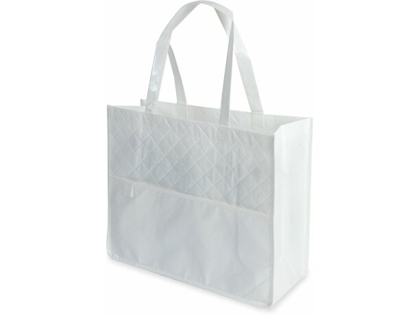 Bolsa elegante de non woven blanca barata