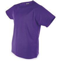 Camiseta de deporte de poliéster de manga corta