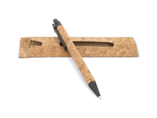 Bolígrafo con funda de corcho natural