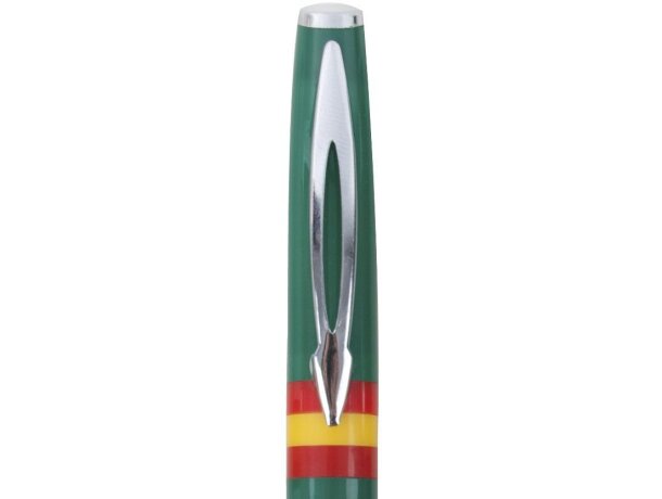 Boligrafo metal/plastico bandera alemania Aysen para empresas verde