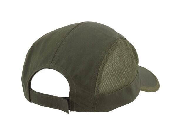 Gorra plegable Harris de poliéster técnico transpirable Verde militar detalle 14