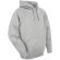 Sudadera con capucha Yorker de vellón cepillado 280 g/m² Gris