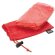 Poncho plegable Bross con bolsa rPET para campañas corporativas Rojo detalle 24