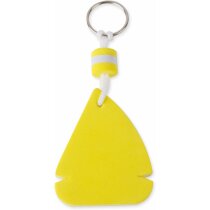 Llavero barco de eva personalizado amarillo Llavero barco de eva personalizado amarillo